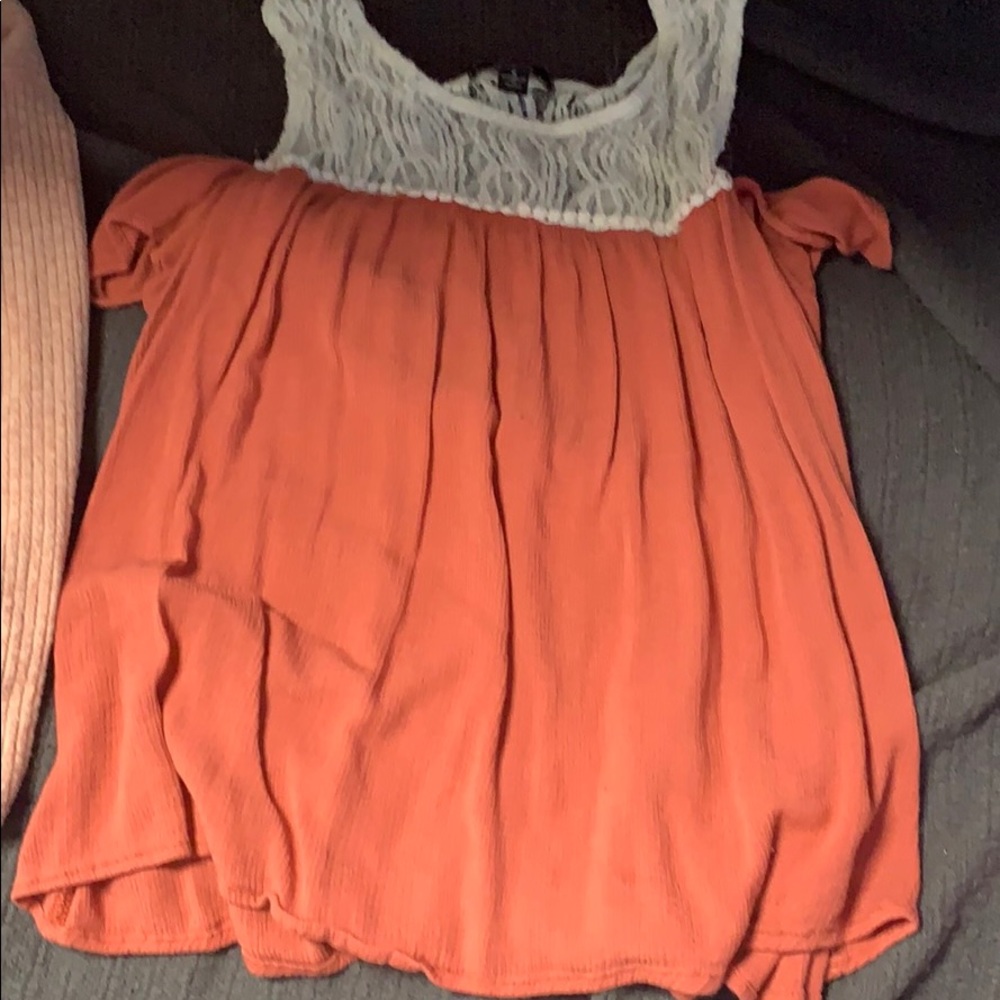 Coral shirt